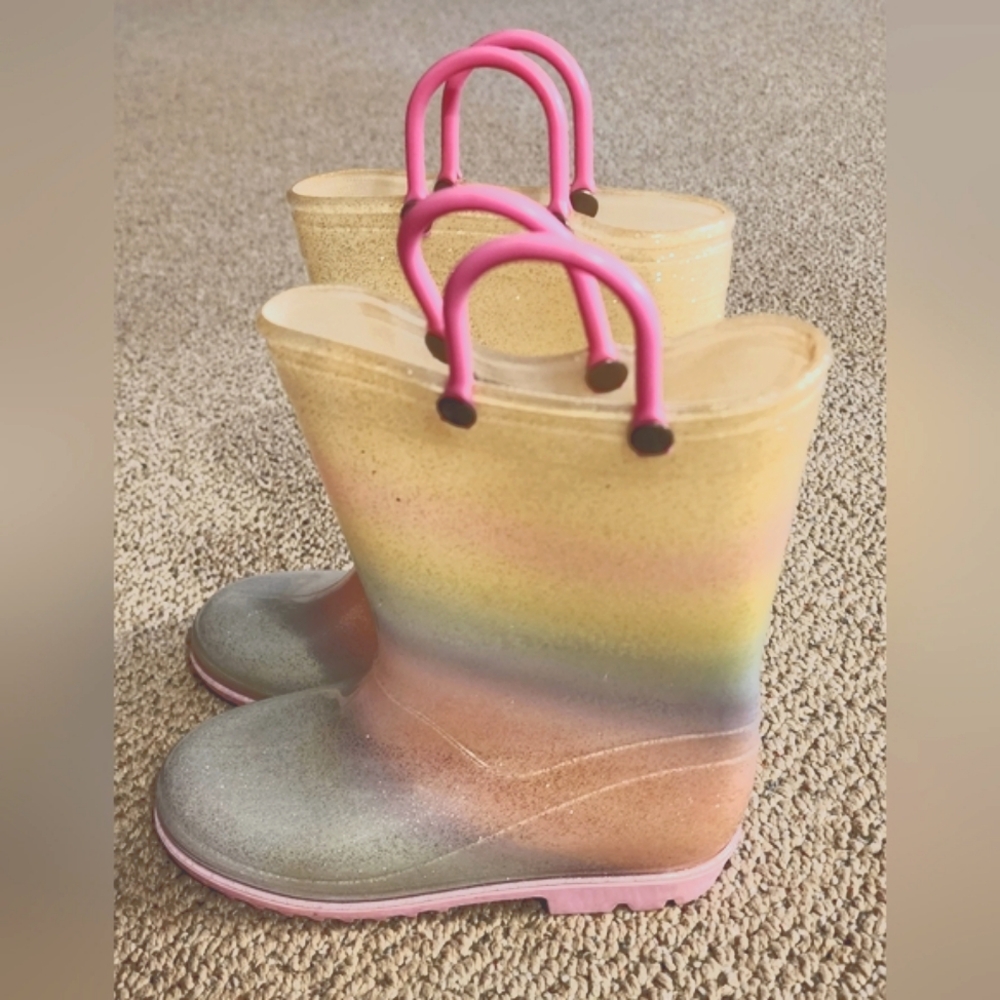 🇺🇸 Girls Rainboots w/ Sparkles